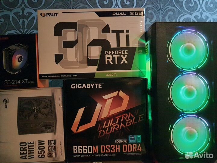 Мощный Пк для Игр на Core i5-12400F+ RTX3060 12Gb