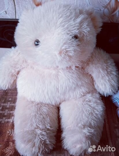 Большая мягкая игрушка енот и медведь