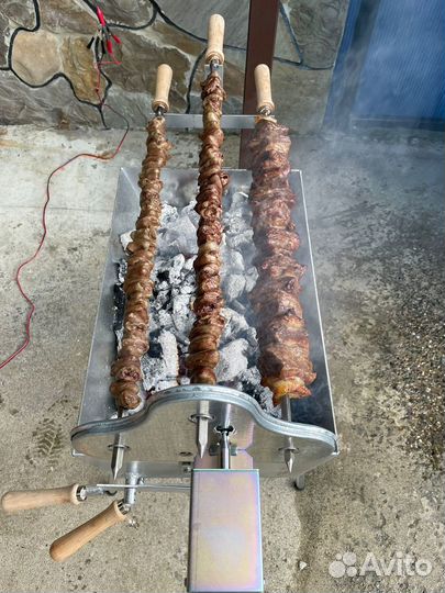 Мангал барбекю автоматический