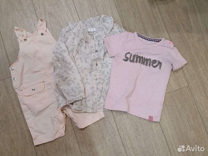 Вещи пакетом на девочку р.98-104