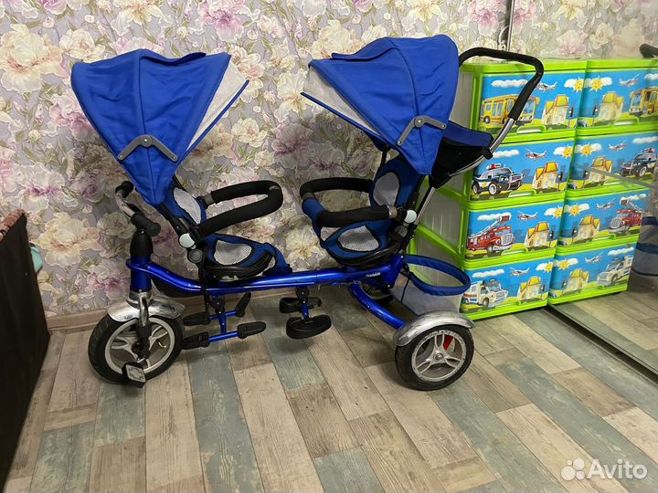 Детский велосипед для двойни