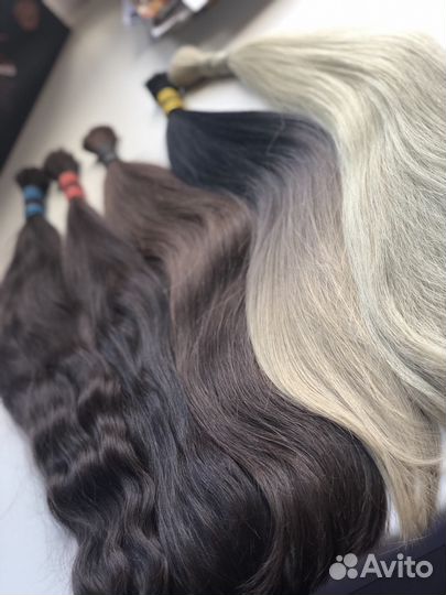 Волосы на капсулах