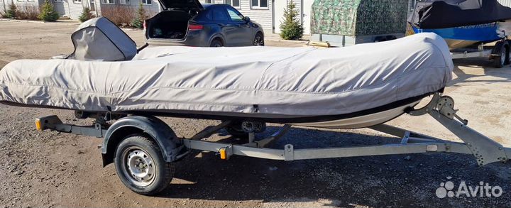 Лодка aero Комета 420 с мотором и прицепом