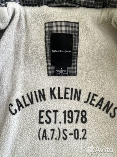 Куртка пуховик детская Calvin klein