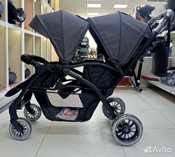 Коляска для двойни погодок (новая)