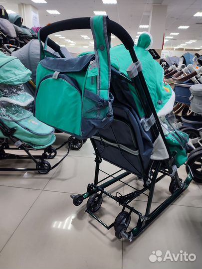 Коляска-санки Ника Детям 7/6 с качанием