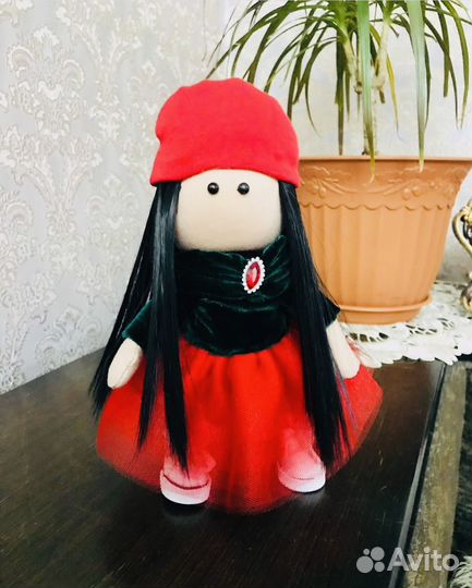 Интерьерная кукла ручной работы