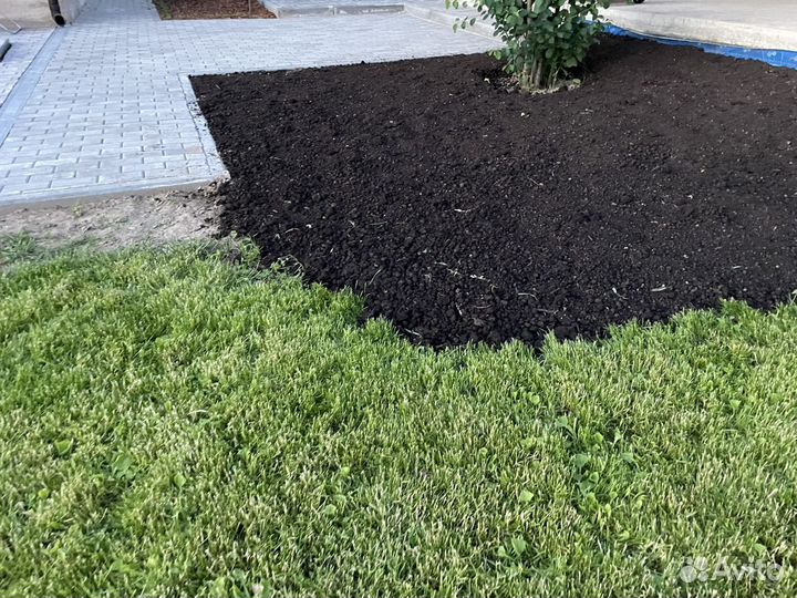 Микс Чернозем Плодородный грунт Удобрение Песок