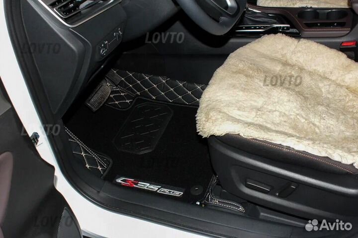 3Д (3D) коврики из экокожи Changan Чанган CS35