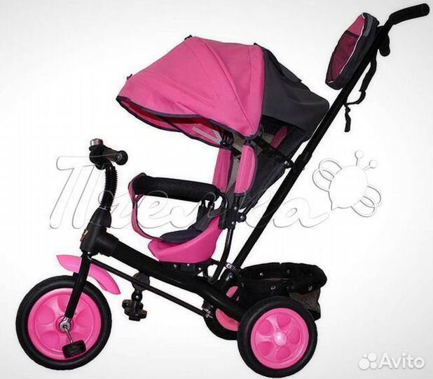 Трехколесный велосипед коляска