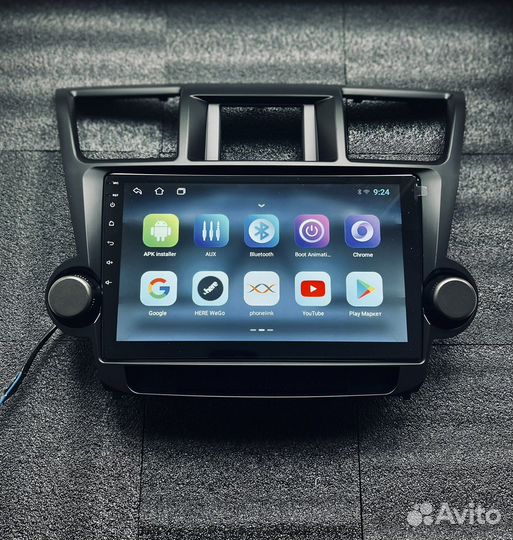 Магнитола Toyota Highlander 2008-2013 Android