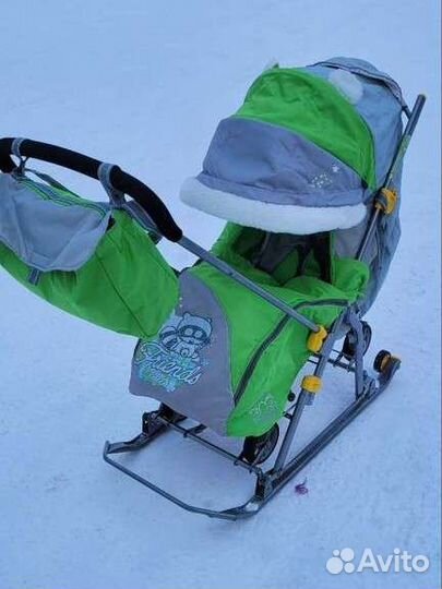 Детские санки коляска Ника