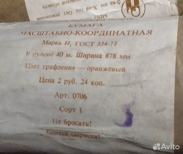 Бумага масштабно - координатная миллиметровка