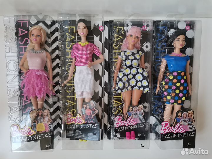 Куклы Barbie Fashionistas новые
