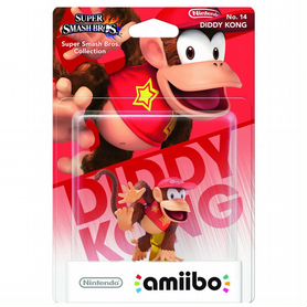 Diddy Kong - №14 (Super Smash Bros. коллекция) Nintendo Amiibo Character