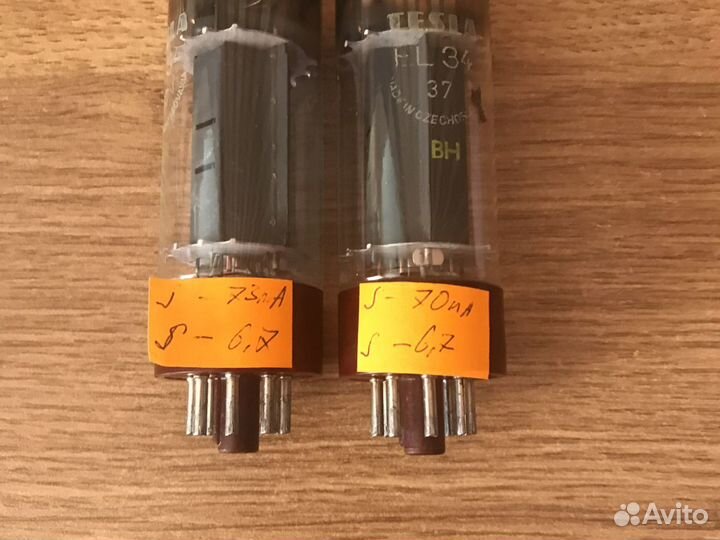 Выходные лампы пентод - EL-34 (6CA7) - 