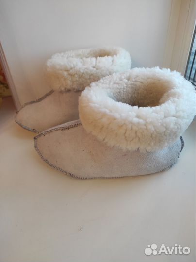 Чуни из натуральной овчины