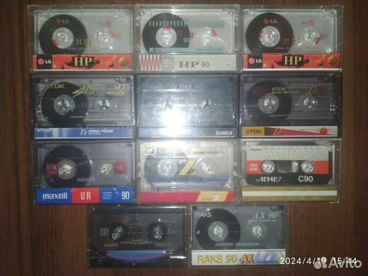 Аудиокассеты 23 штуки