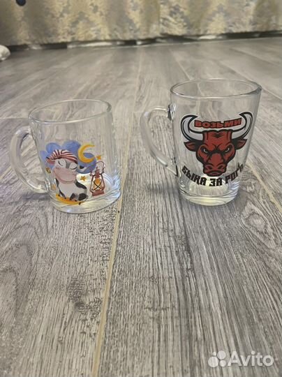 Кружки с быками