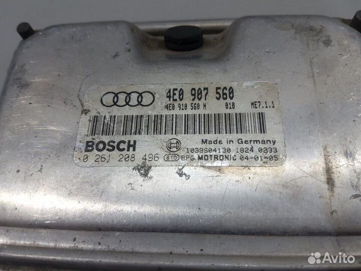 Блок управления двигателем ауди а8 audi a8