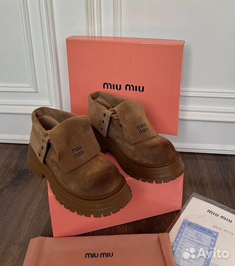 Ботинки Miu miu