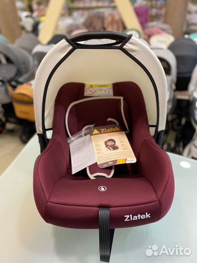 Автокресло colibri NEW, гр. 0+ (бордо)