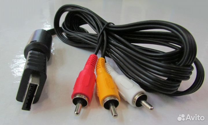 Композитный AV-кабель для Sony Playstation -1,2,3