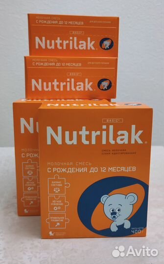 Детская молочная смесь Nutrilak до 1 года 400гр