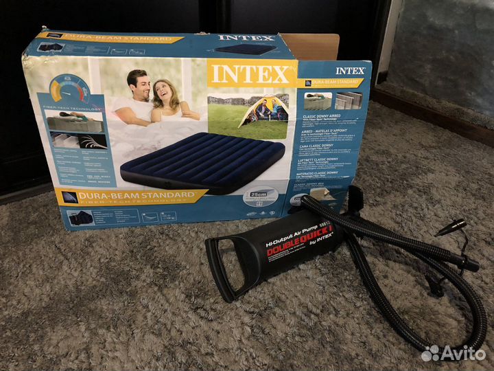 Надувной матрас intex