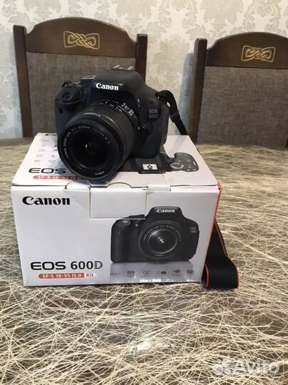 Фотоаппарат canon eos 600d