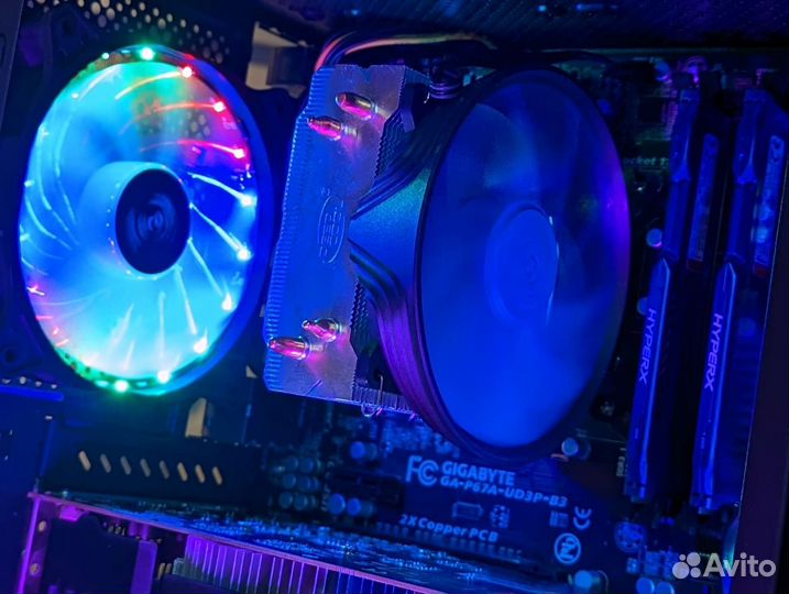 Мощный игровой компьютер Core i7/RX/SSD