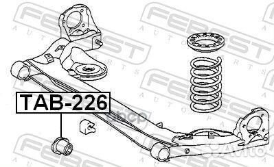 Сайлентблок задней балки toyota isis 04- TAB226