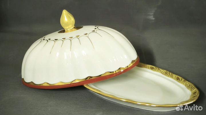 Маслёнка Дулево Золотое кольцо