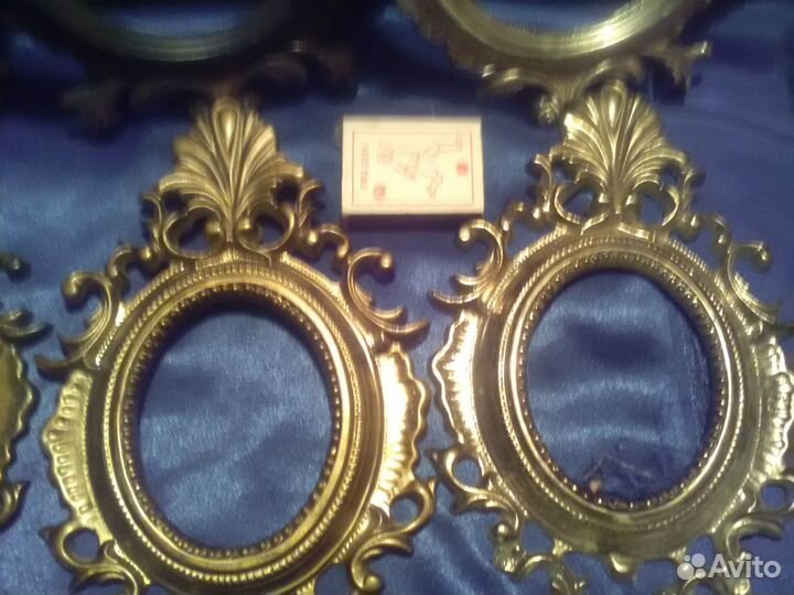 Рамка для фото СССР винтаж бронза карболит