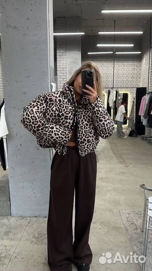 Куртка леопард корея