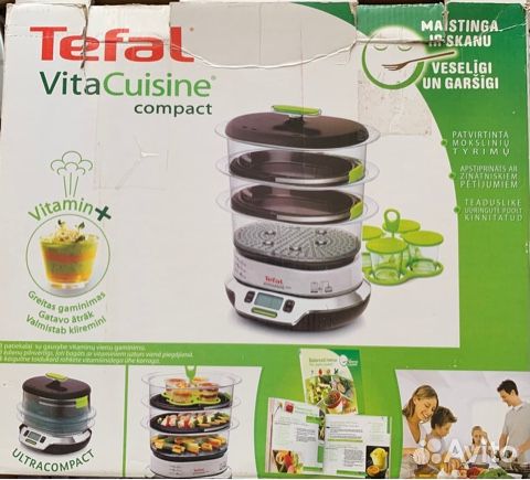 Пароварка tefal vitacuisine новая