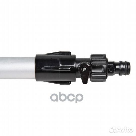 Швабра с насадкой для шланга, щеткой 25см и тел