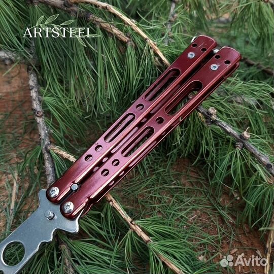 Тренировочный Нож-бабочкa (Карп, TR13-RD)