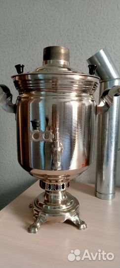 Самовар угольный СССР, 5 литров (новый)