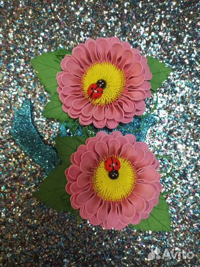 Заколочки из фоамирана