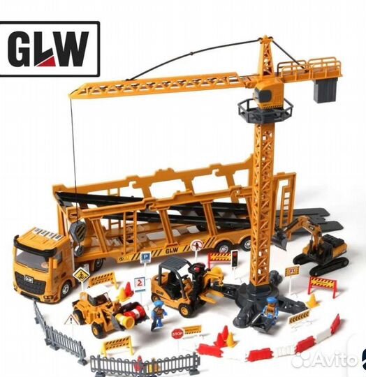 Подъёмный кран игрушка