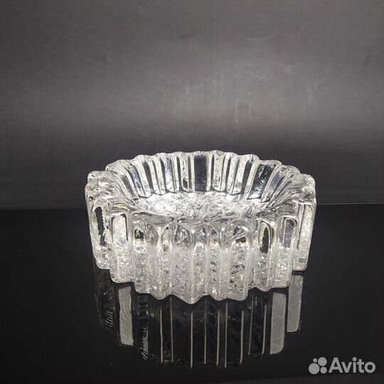 Ваза/Пепельница. Hadeland Glassverk.Норвегия.1970