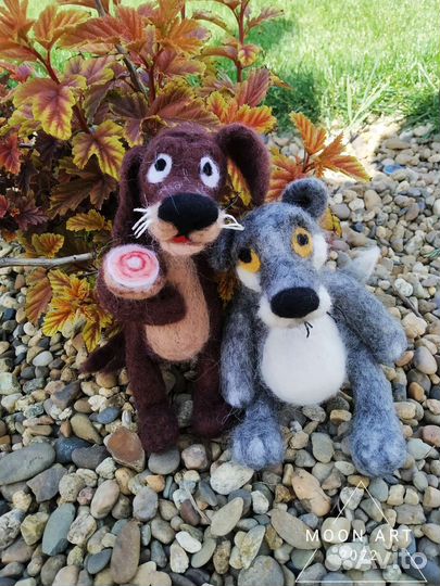 Игрушка из шерсти мультик 