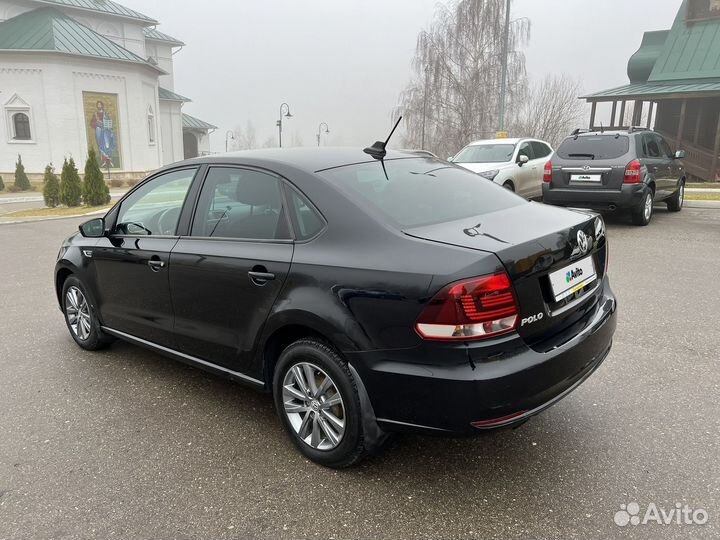 Volkswagen Polo 1.6 AT, 2018, 105 000 км