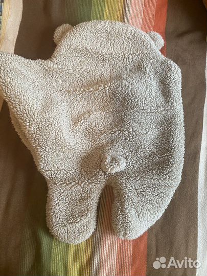 Теплый конверт плюшевый мишка