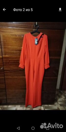 Комбинезон брючный шёлк