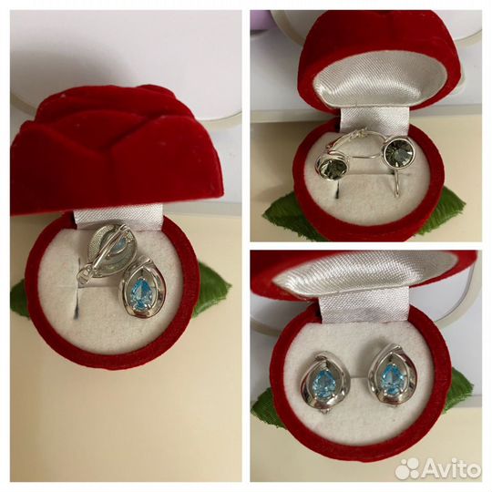 Браслеты, набор, серьги