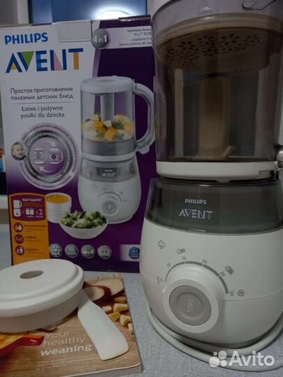 Пароварка блендер philips avent 4 в 1