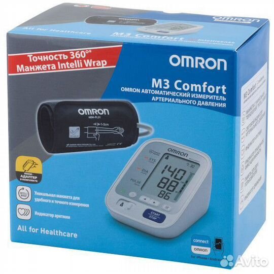 Тонометр Omron M3 Comfort