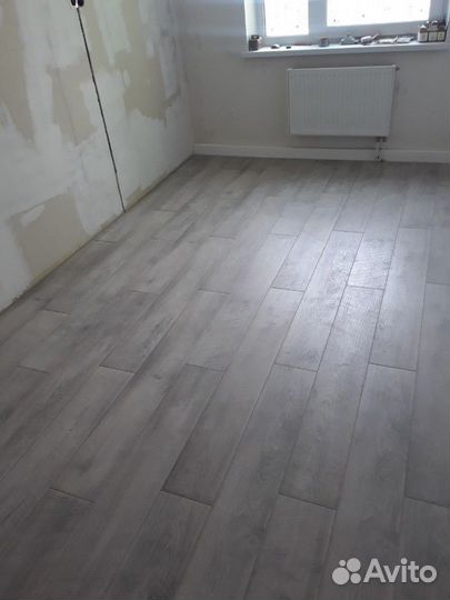 Укладка ламината, линолеума